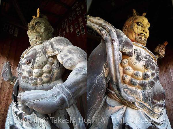 建穂寺の金剛力士像