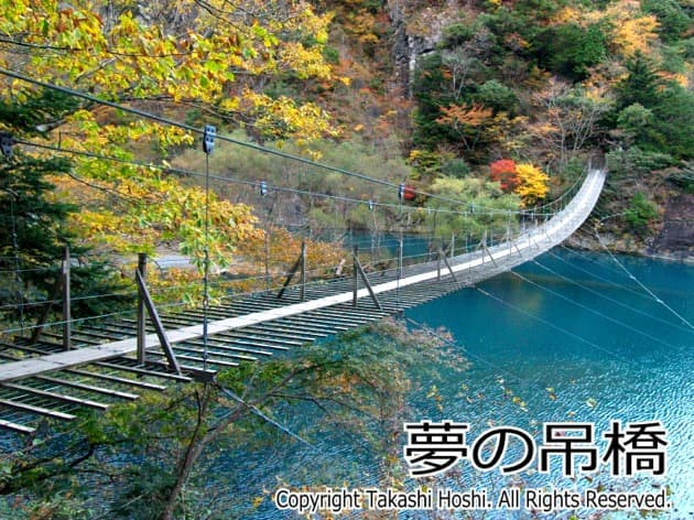 静岡の橋　夢の吊橋