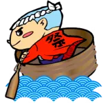 松川タライ乗り競走