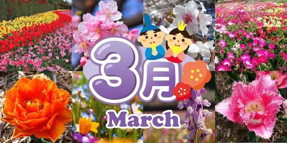 静岡 3月の花カレンダー