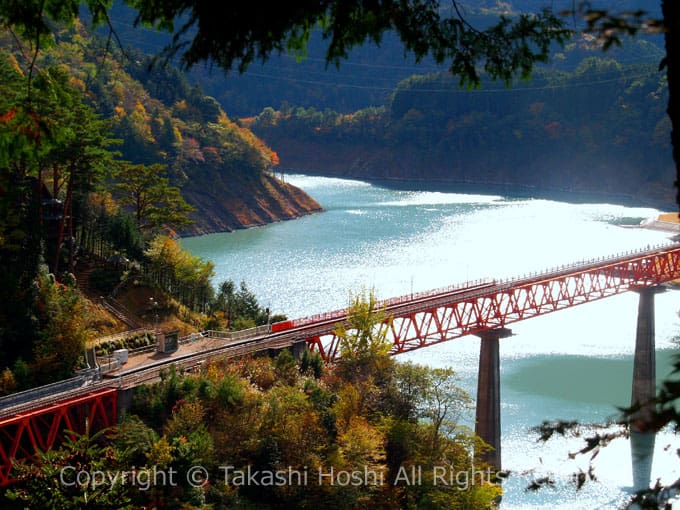 奥大井湖上駅の絶景