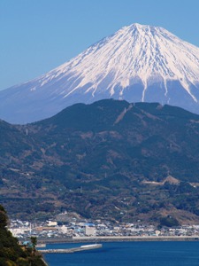 薩埵峠からの富士山の眺め