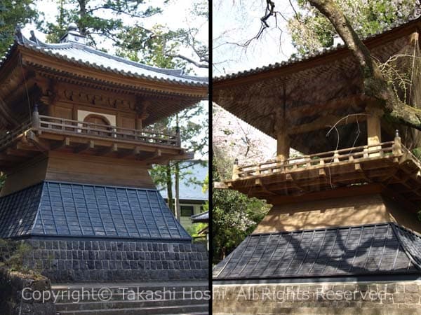 大石寺 鼓楼と鐘楼