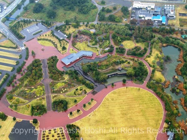 空から見た吉田公園