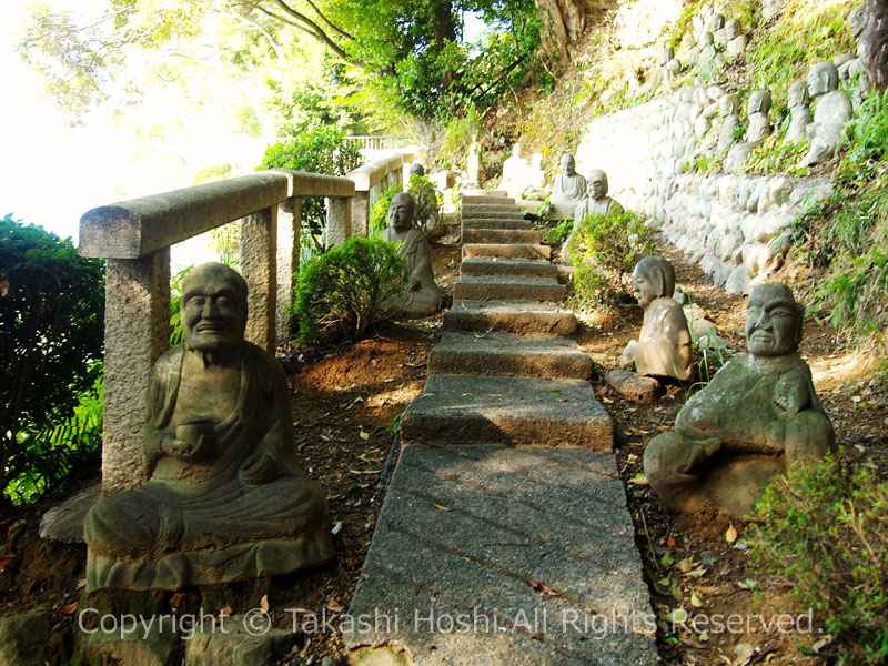 清見寺の五百羅漢石像