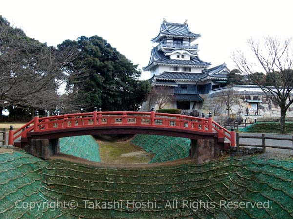 小山城の虎口の堀