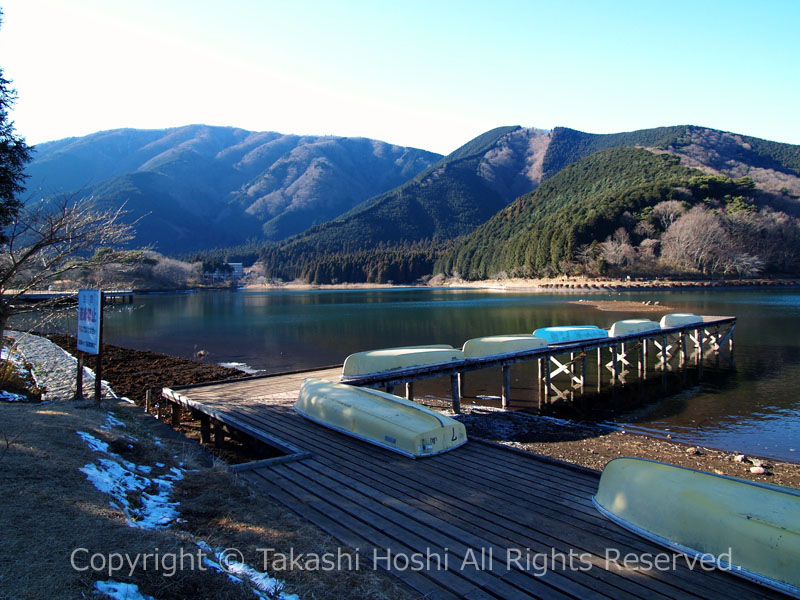 田貫湖の桟橋