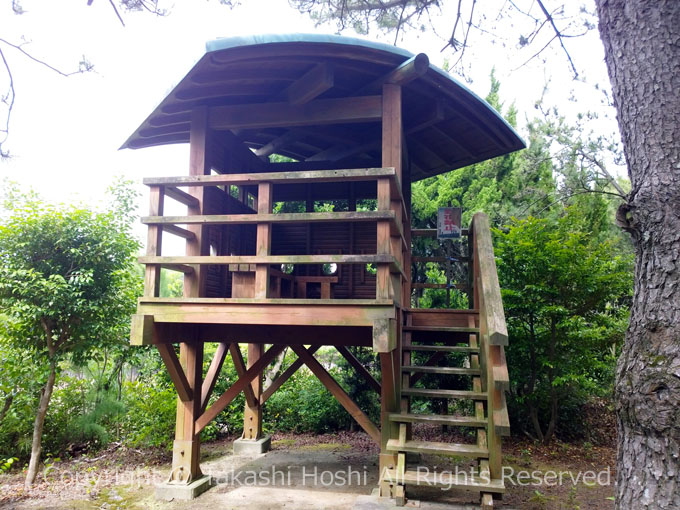 白砂公園の観察小屋