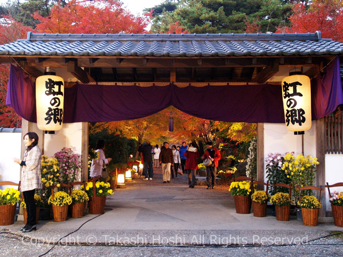 修善寺虹の郷 菖蒲門の紅葉