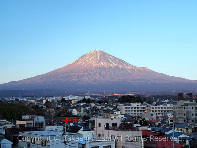 静岡県富士山世界遺産センターから望む富士山