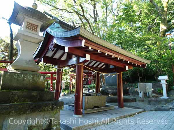 來宮神社の手水舎