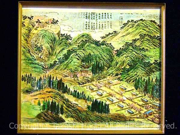 建穂寺に残る境内絵図