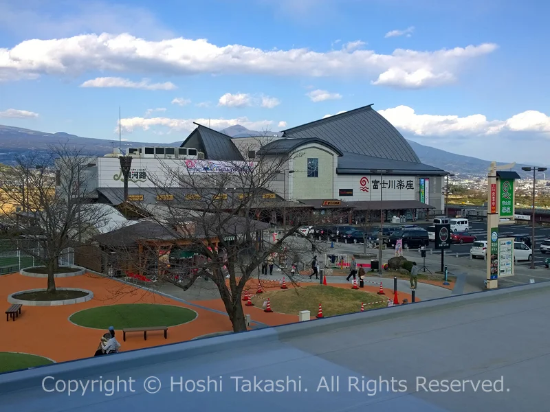 富士川楽座の展望広場