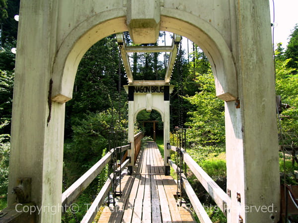 メルヘンチックな跳ね橋