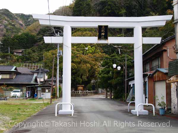 土肥神社の明神系鳥居