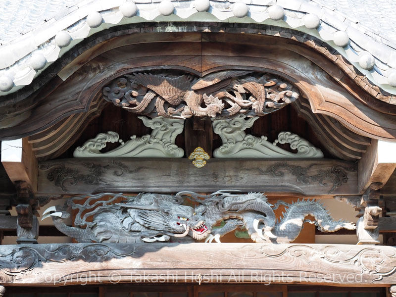 清雲寺 本堂の彫刻