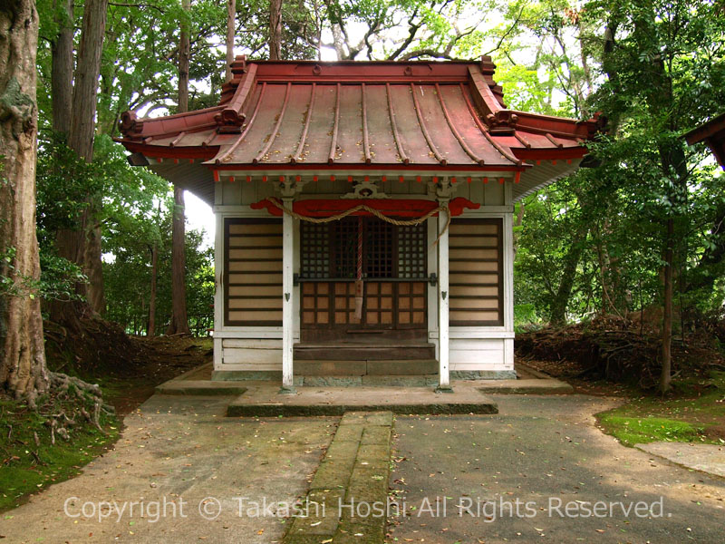 韮山城 熊野神社の社殿
