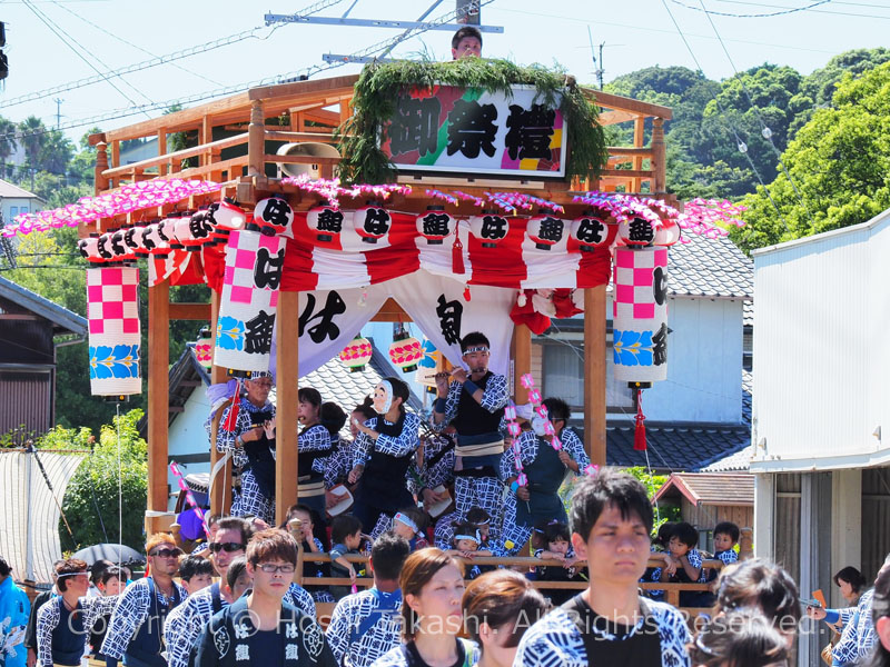 飯津佐和乃神社 御祭禮 は組屋台