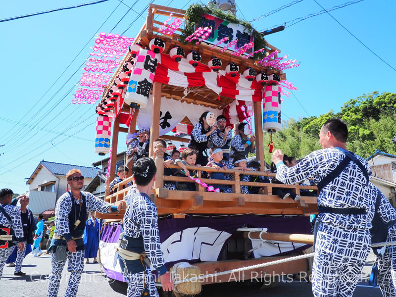 飯津佐和乃神社の御船神事 は組屋台