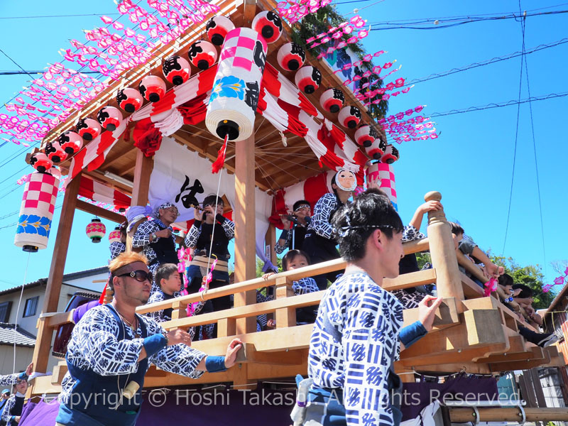 飯津佐和乃神社の御船行事 は組屋台