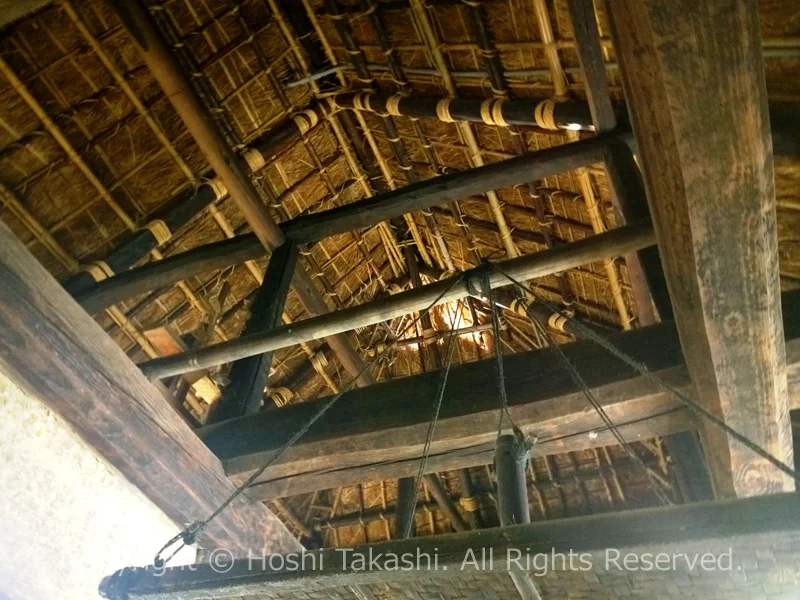 稲葉家住宅の小屋組み