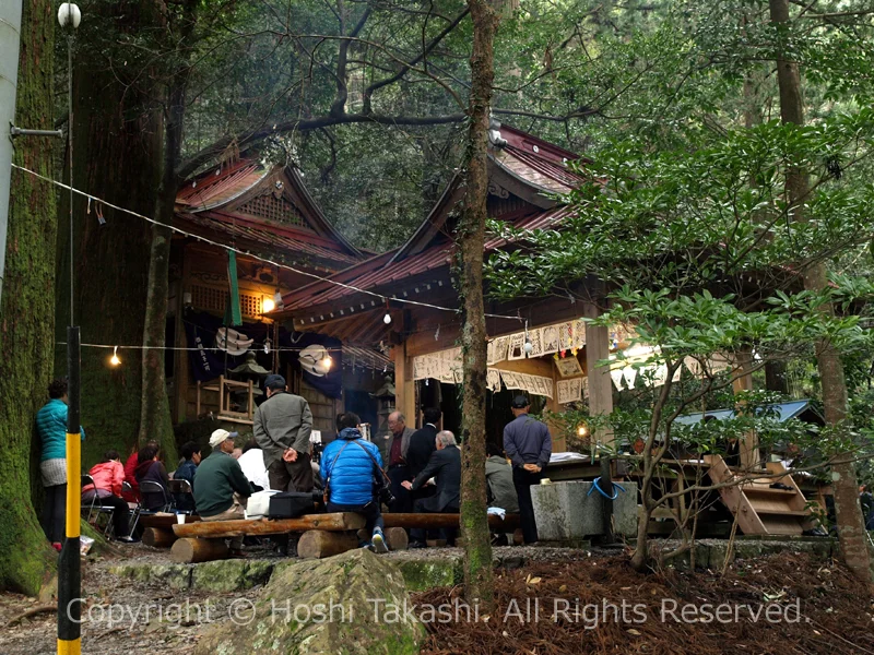 有東木の神楽の舞台となる白髭神社