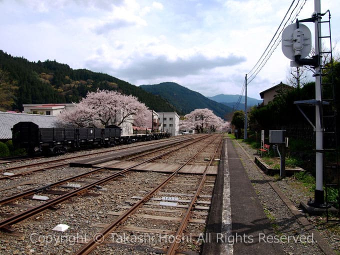 川根両国駅の貨物専用線