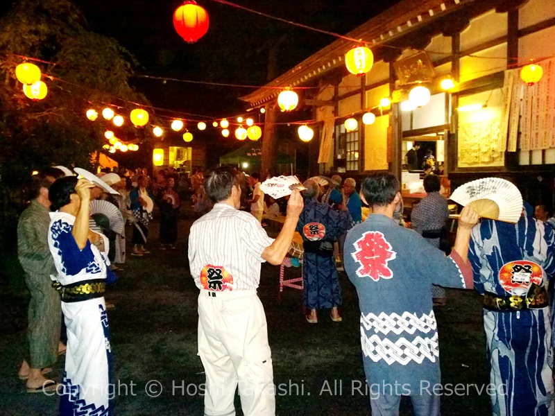 有東木の盆踊 「男踊り」
