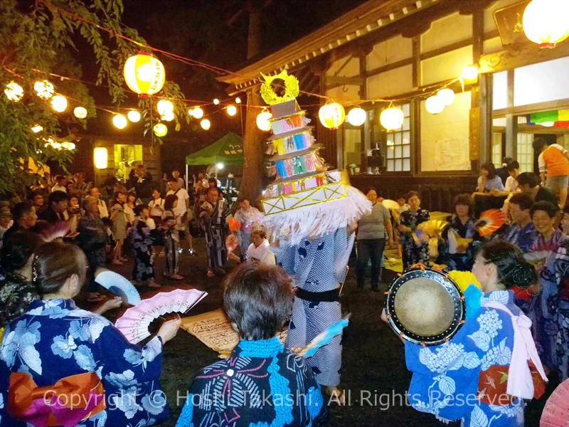 有東木の盆踊