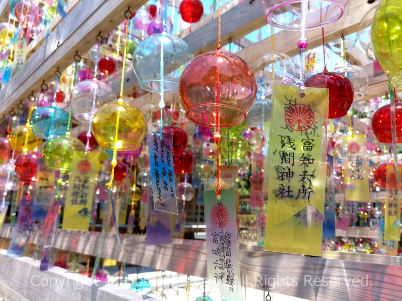 富知六所浅間神社の風鈴