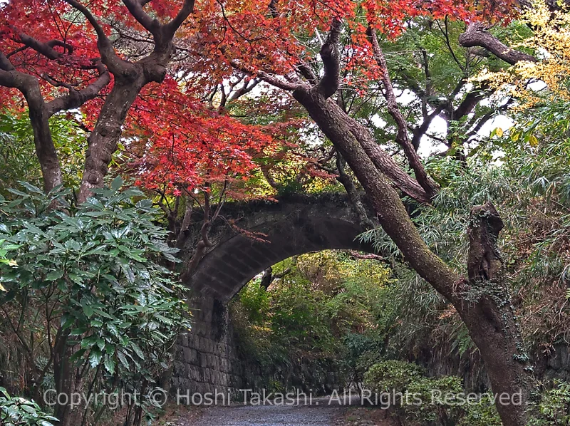 古谿荘の石造アーチ橋