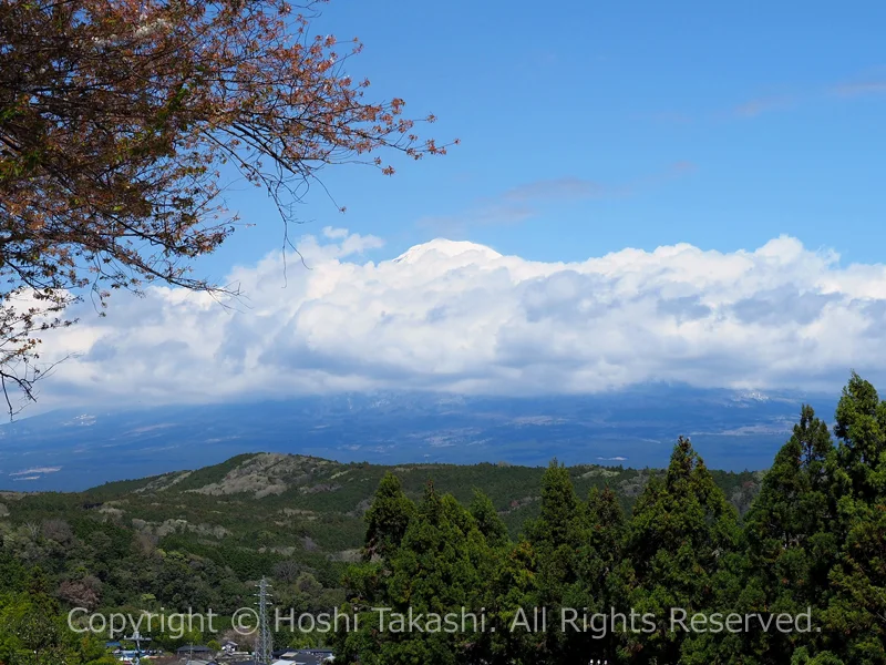 妙松寺から望む富士山