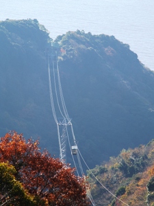 久能山越しの駿河湾