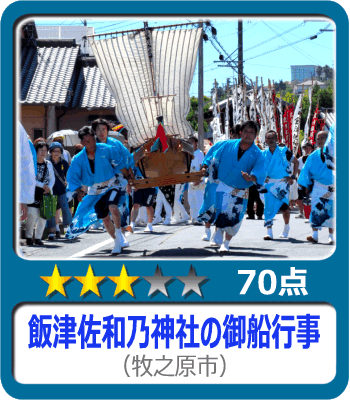 飯津佐和乃神社の御船行事