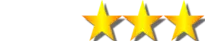 3つ星評価