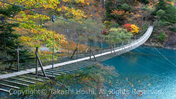 EPO-05-117 風景 寸又峡の夢の吊橋 -静岡 500ピース エポック社