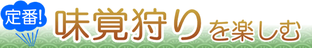 静岡・伊豆で味覚狩りを楽しむ