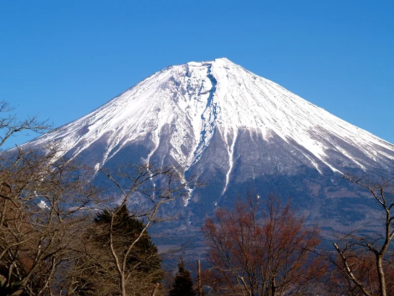 静岡から望む富士山