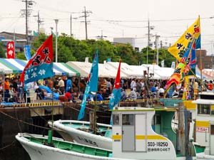 用宗漁港まつり