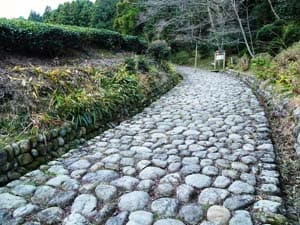 旧東海道石畳 金谷坂