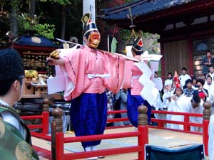 東光寺日吉神社 猿舞